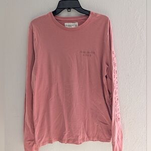 Abercrombie & Fitch Pink Long Sleeve Shirt